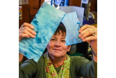 A class on fused glass in the Pine Creek Valley