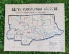 PA Wilds Letterpress Map