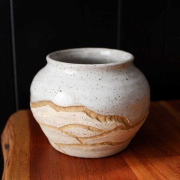 White Mountain Vase