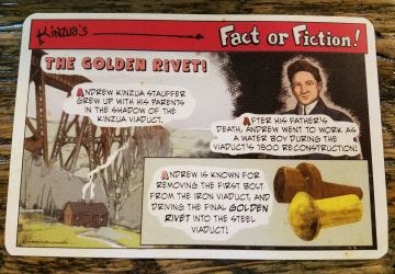 Fact or Fiction Post Cards - The Golden Rivet