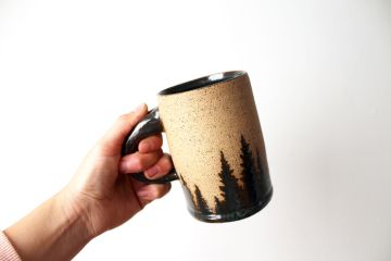 Midnight Tree Line Mug