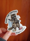 Critter Conservation Sticker Pack
